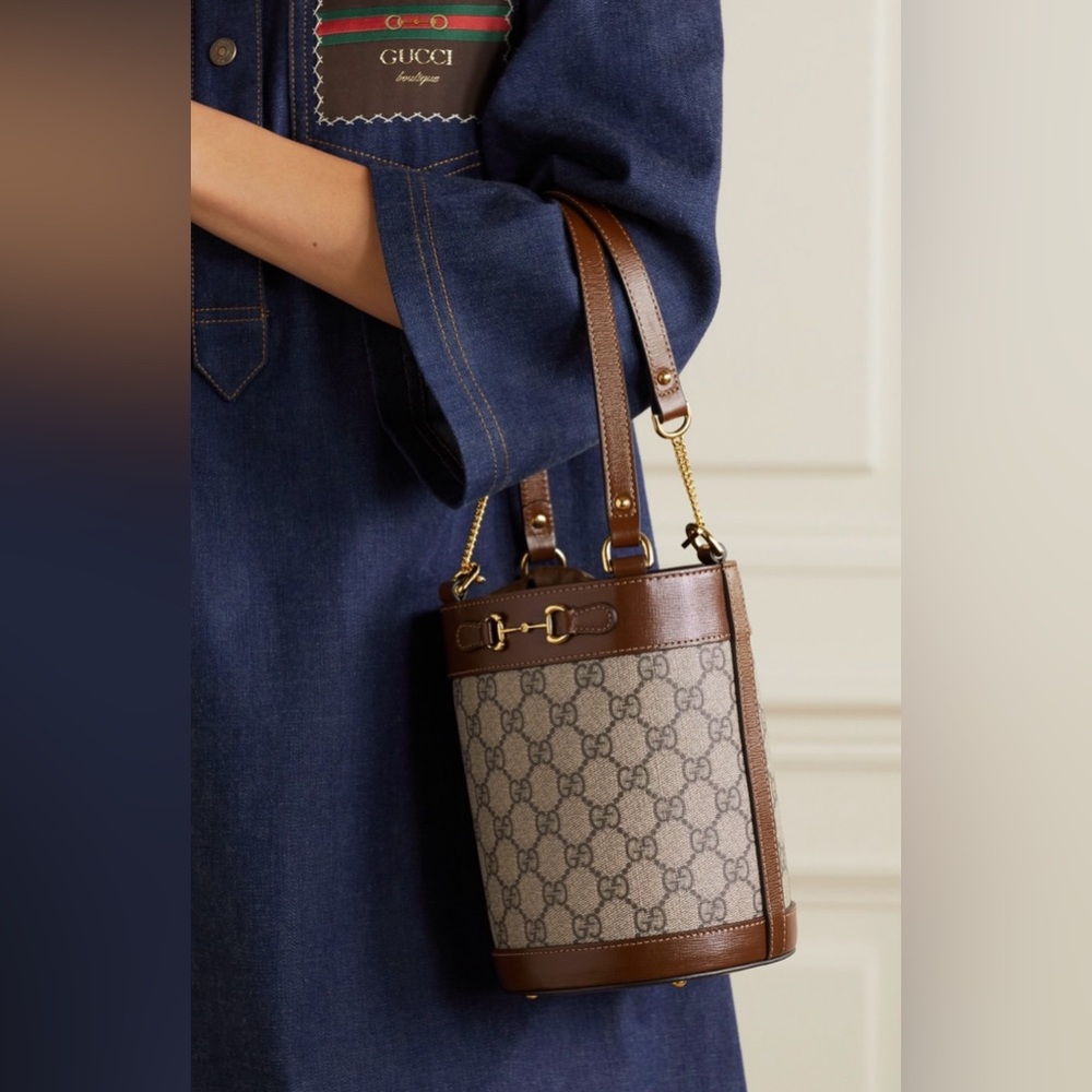 GG Supreme Monogram Azalea Sakai
Calfskin Small Horsebit 1955